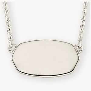 Kendra Scott Elisa Pendant Necklace In Sterling Silver